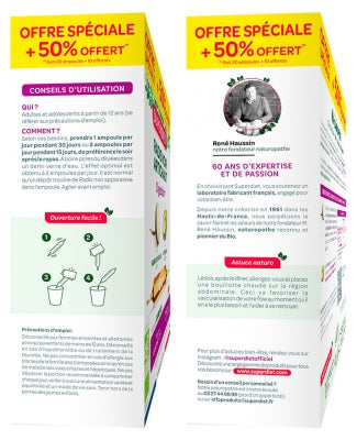 Radis Noir Artichaut Bio 15 ml x 30 Ampoules