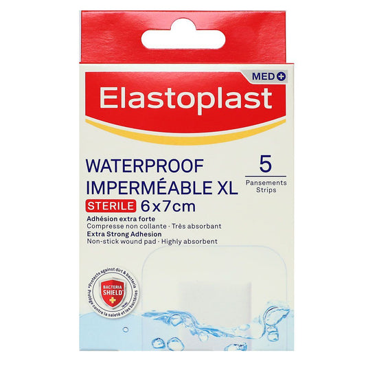 Med Waterproof XL Pansements 6x7cm Boîte De 5