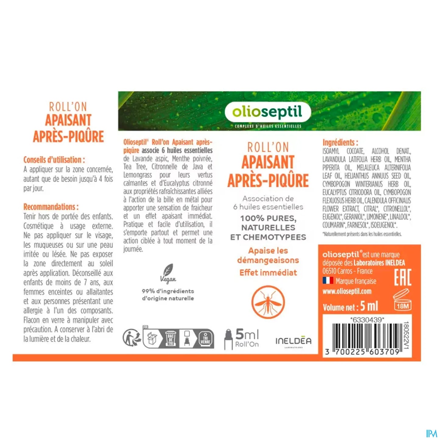 Roll On Apaisant Après Piqûre 5 ml