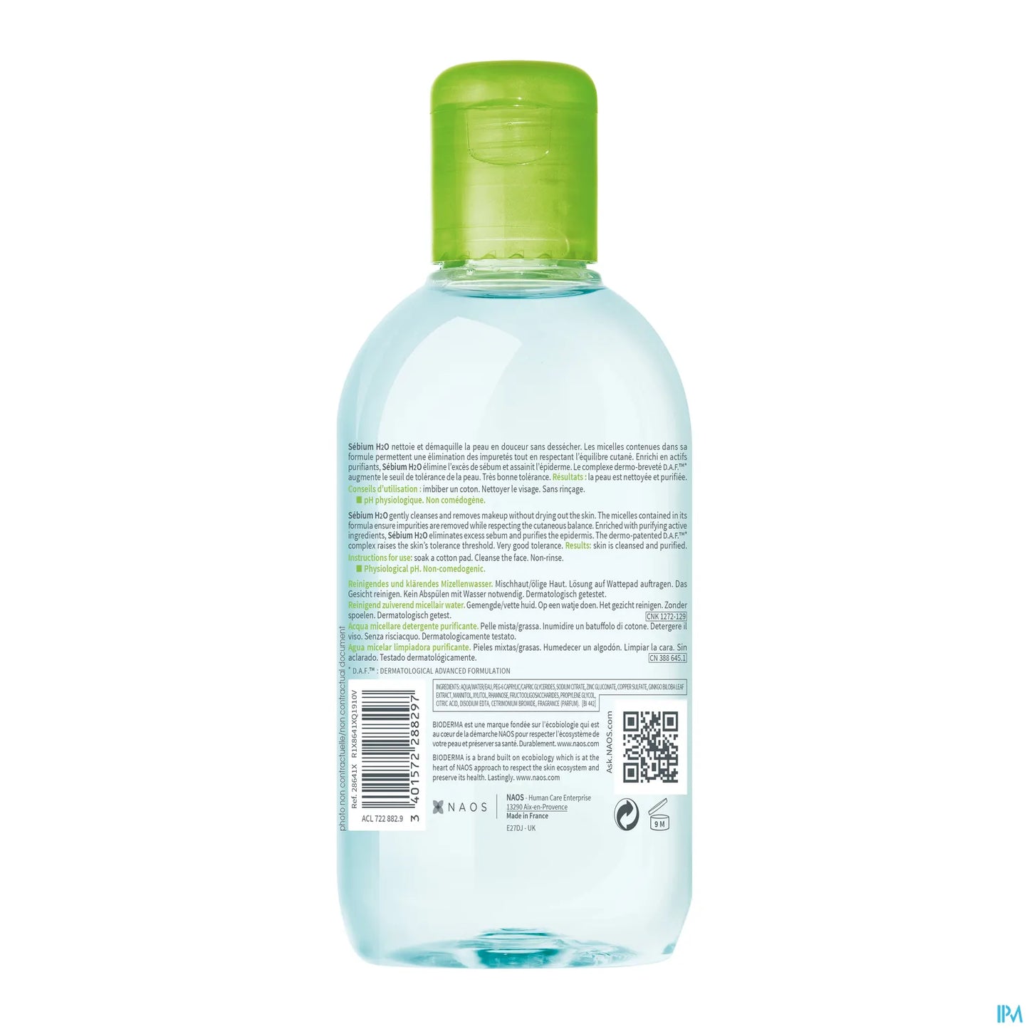 Sebium H2O Solution Micellaire Nettoyante 250ml