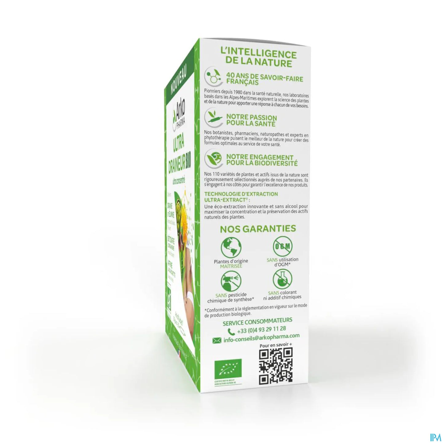 Arkofluides Ultra Draineur Bio 30 Ampoules