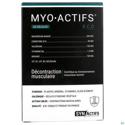 Synactifs MyoActifs Gelules 30 Capsules