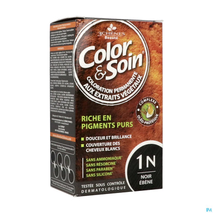 3 Chênes Color & Soin Noir Ébène 1N