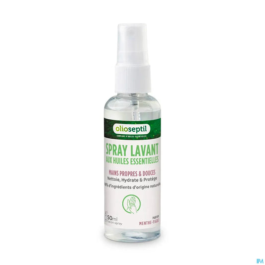 Spray Lavant Huile Essentielle Menthe 50ml