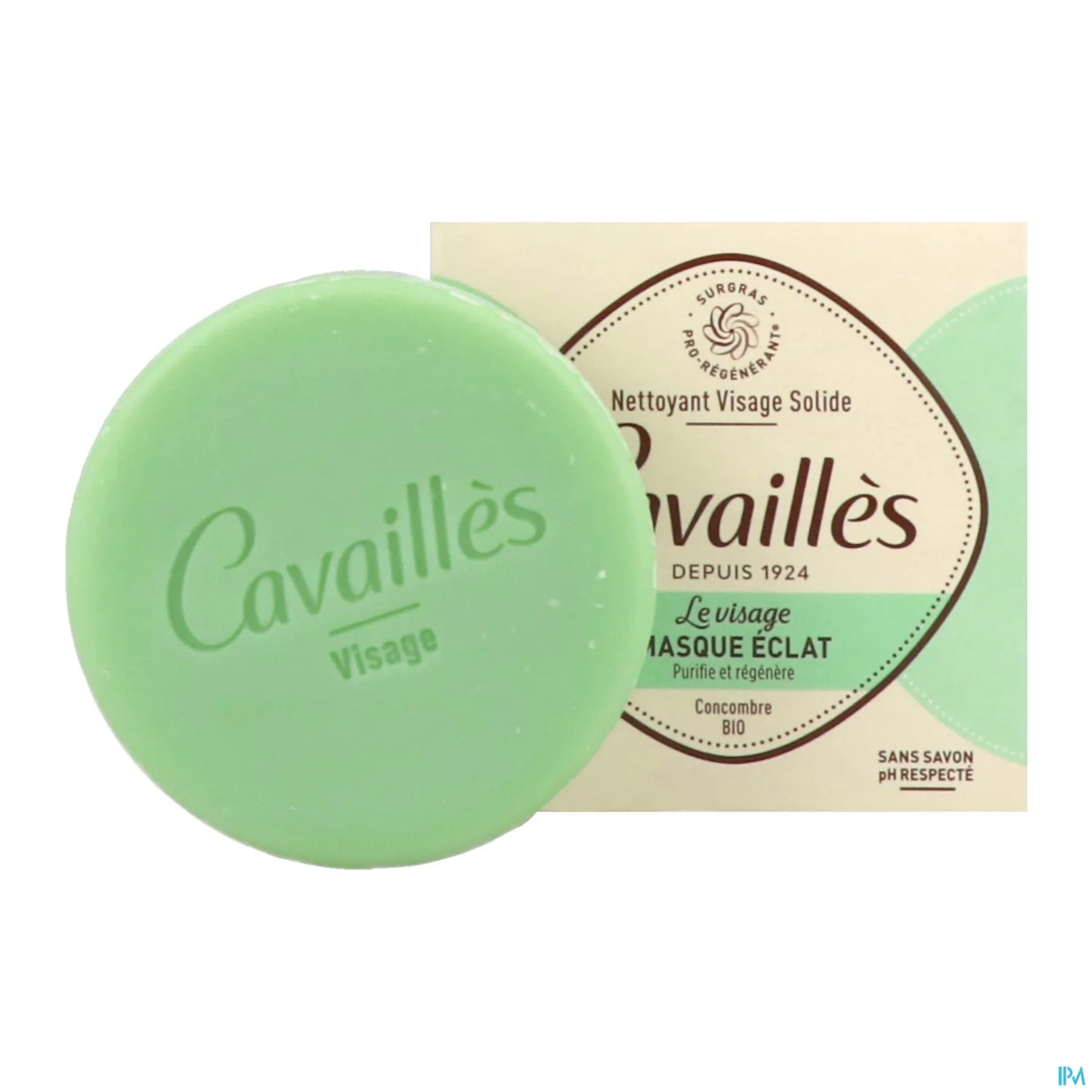 Rogé Cavaillès Nettoyant Visage Solide Masque Éclat 70 g