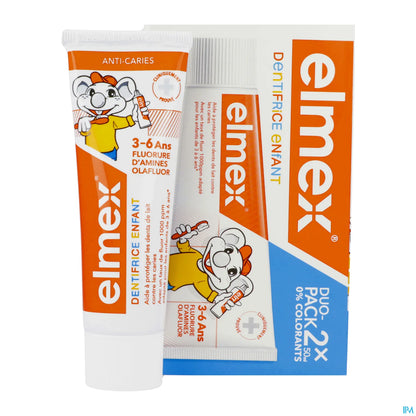 Dentifricio per bambini 3-6 anni 50 ml x2