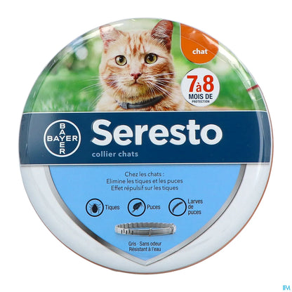 Collier Anti Parasitaire pour Chat 1 Unité 8 Mois
