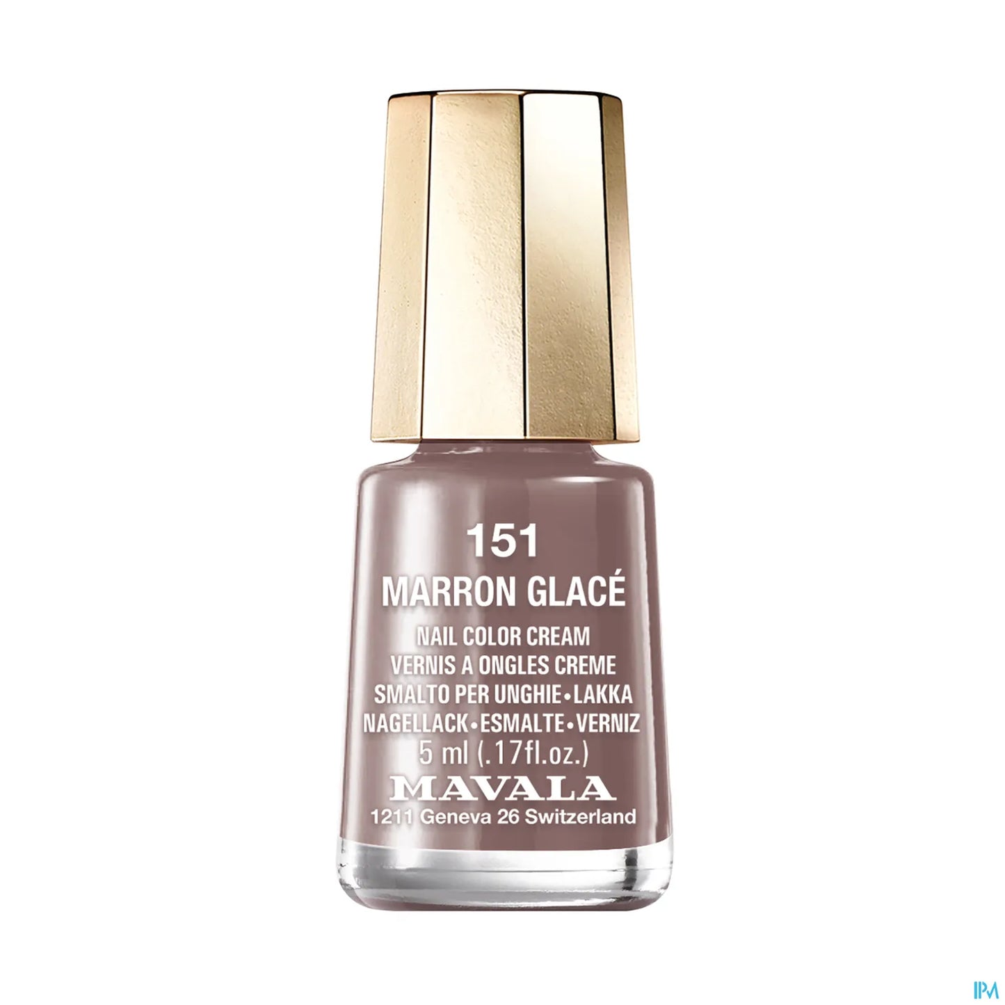 Mini Ice Brown Varnish Cream 151 Bottle 5ml