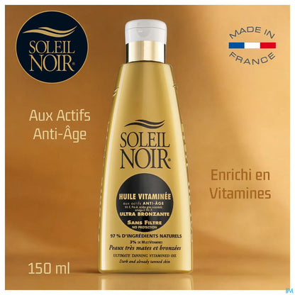 Huile Vitaminée Ultra Bronzante Sans Filtre 150ml