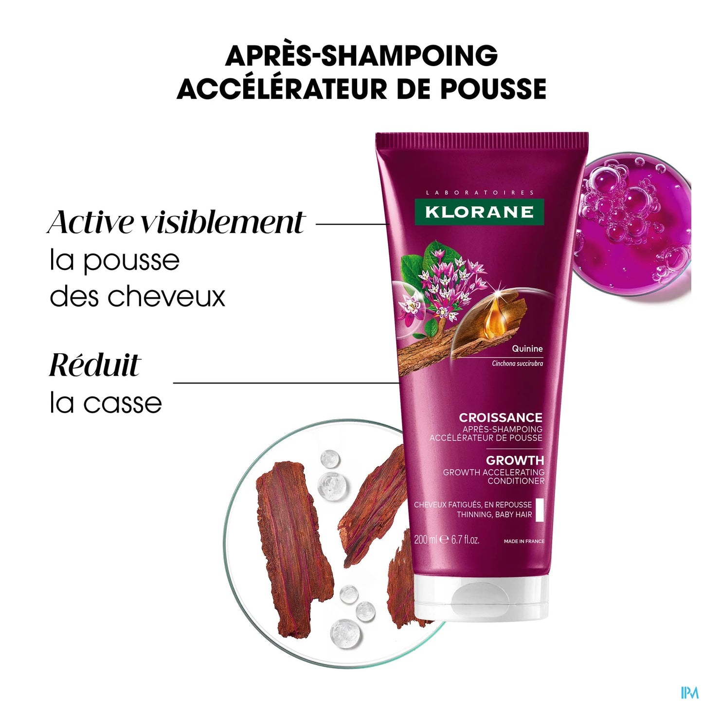 Klorane Après Shampooing Croissance à la Quinine 200 mL