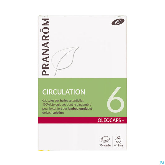Oleocaps 6 Circulation Organic 30 Capsules