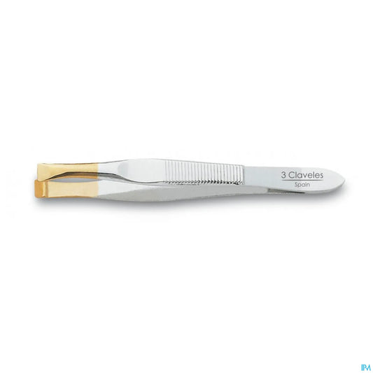 Pince à Épiler Acier Droit Large 8cm