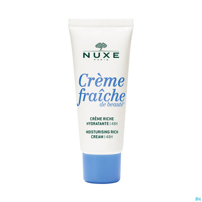 Crème Fraîche de Beauté Crème Riche Hydratante 48h 30ml