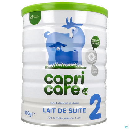 Capricare Lait de Chèvre 2ème Âge Nourrisson Bébé 800g