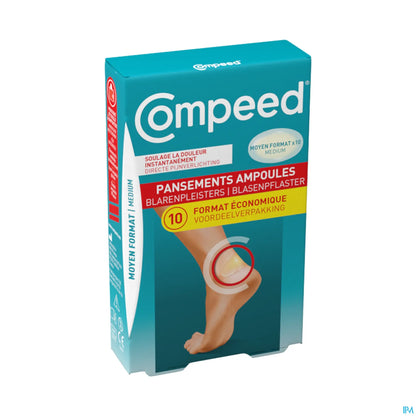 Pansements Ampoules Moyen Format 10 Pansements