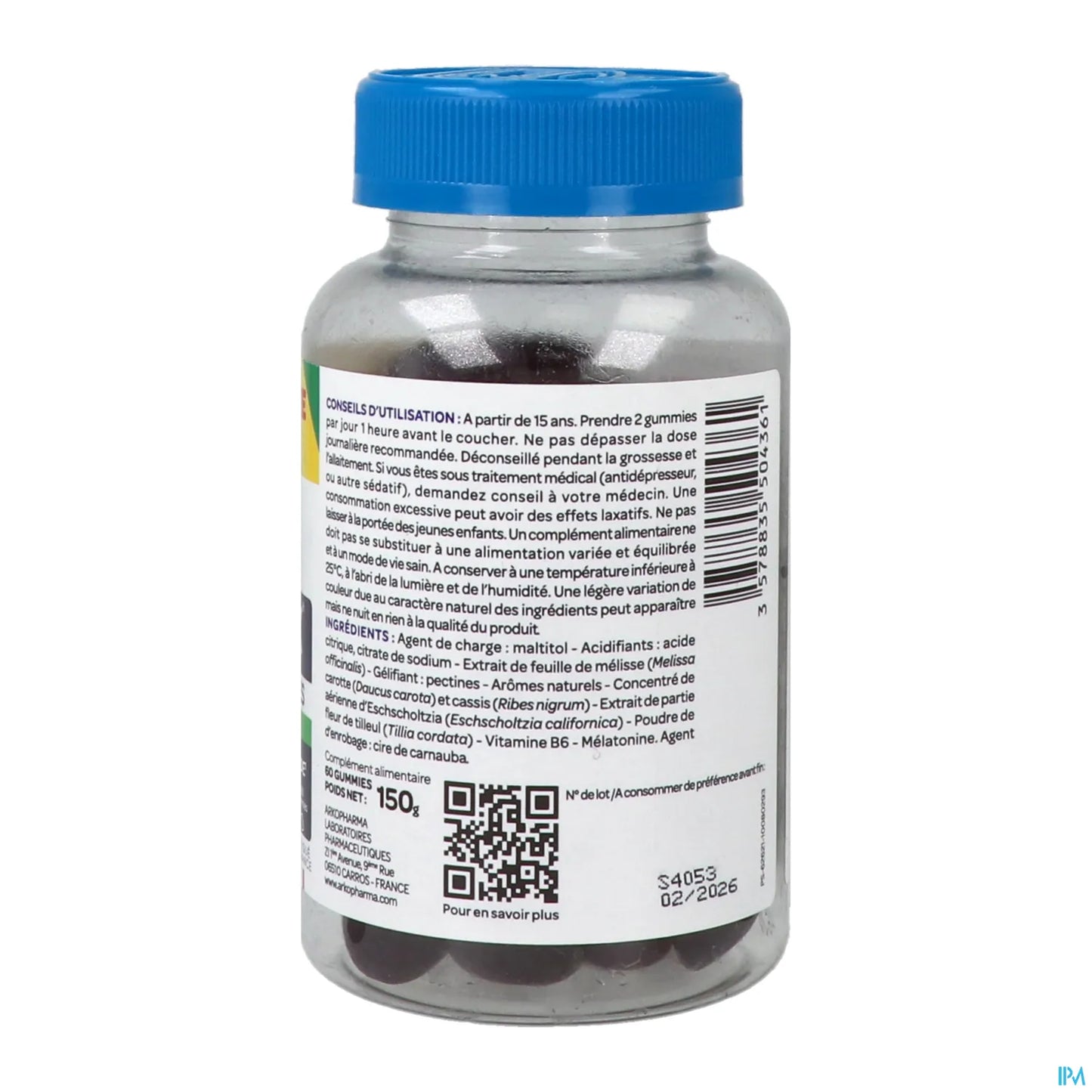 Arkorelax Sommeil 60 Gummies