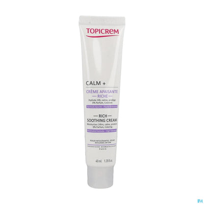 Topicrem Calm+ Crème Apaisante Riche 40 mL