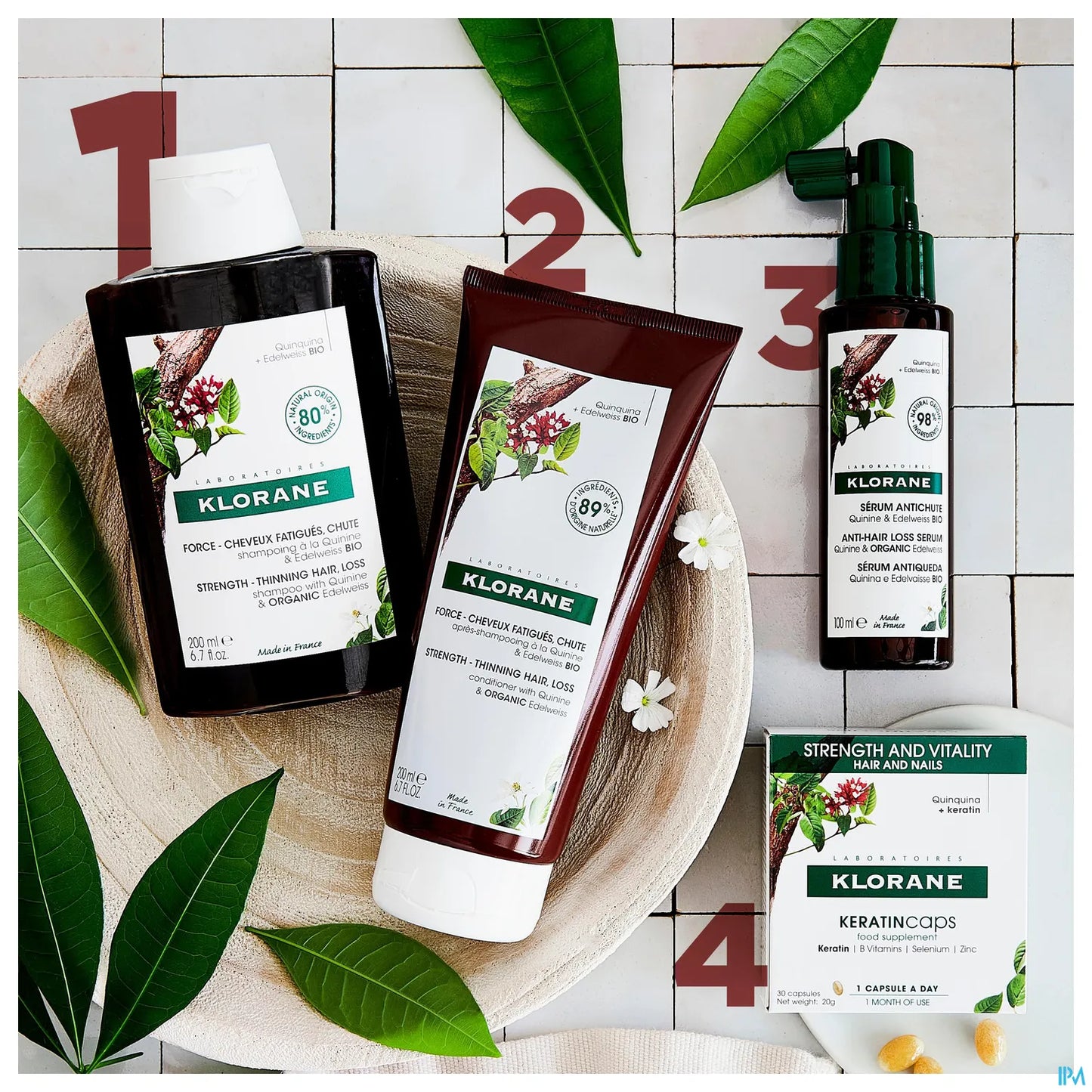 Shampooing à la Quinine et Edelweiss Bio 200ml