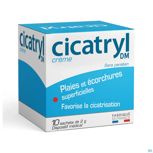 Cicatryl DM Crème 10 Sachets 2g