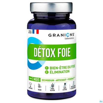 Détox Foie 1000mg 60 Comprimés
