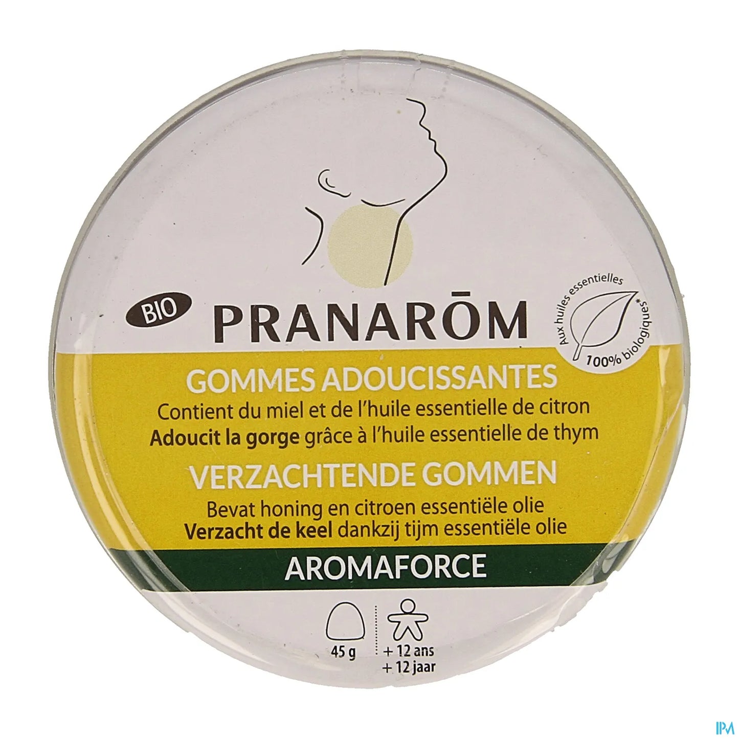 Aromaforce Gommes Adoucissantes Miel Citron Bio 45g