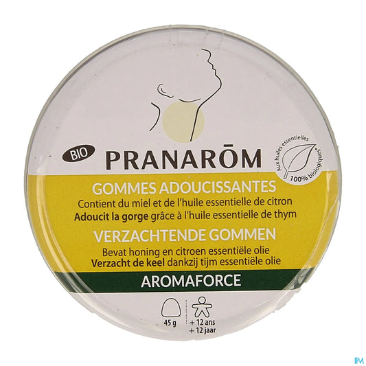 Aromaforce Gommes Adoucissantes Miel Citron Bio 45g