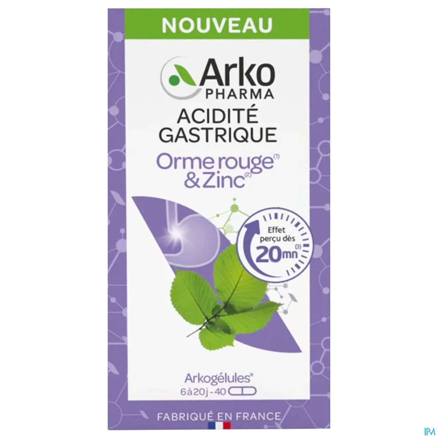 Arkogélules Acidità Gastrica Olmo Rosso e Zinco 40 Capsule