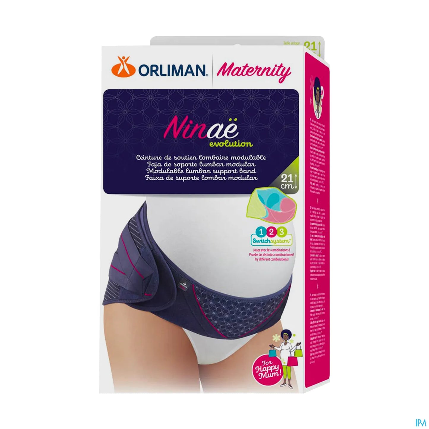 SM NINAE Evolution Ceinture Lombaire Maternity H26cm TU B/1