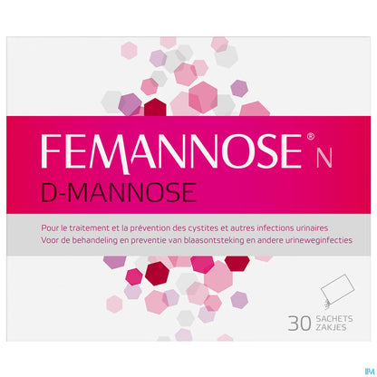 Femannose N D-Mannose Powder for Oral Solution 30 Sachets of 4G