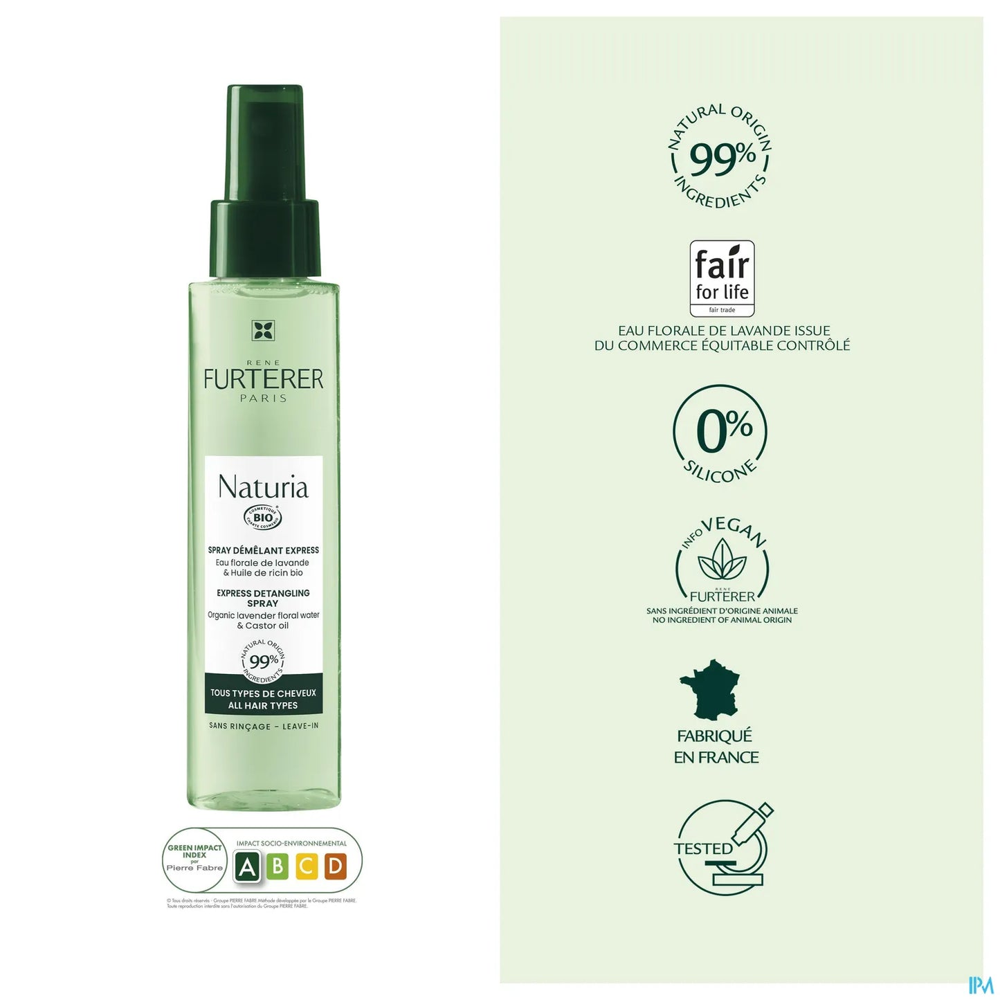 Naturia Spray Démêlant Express Bio 200 ml