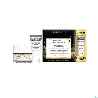 Crema anti-età globale da giorno misteriosa Thousand and One Days 30 ml con miniatura da 5 ml