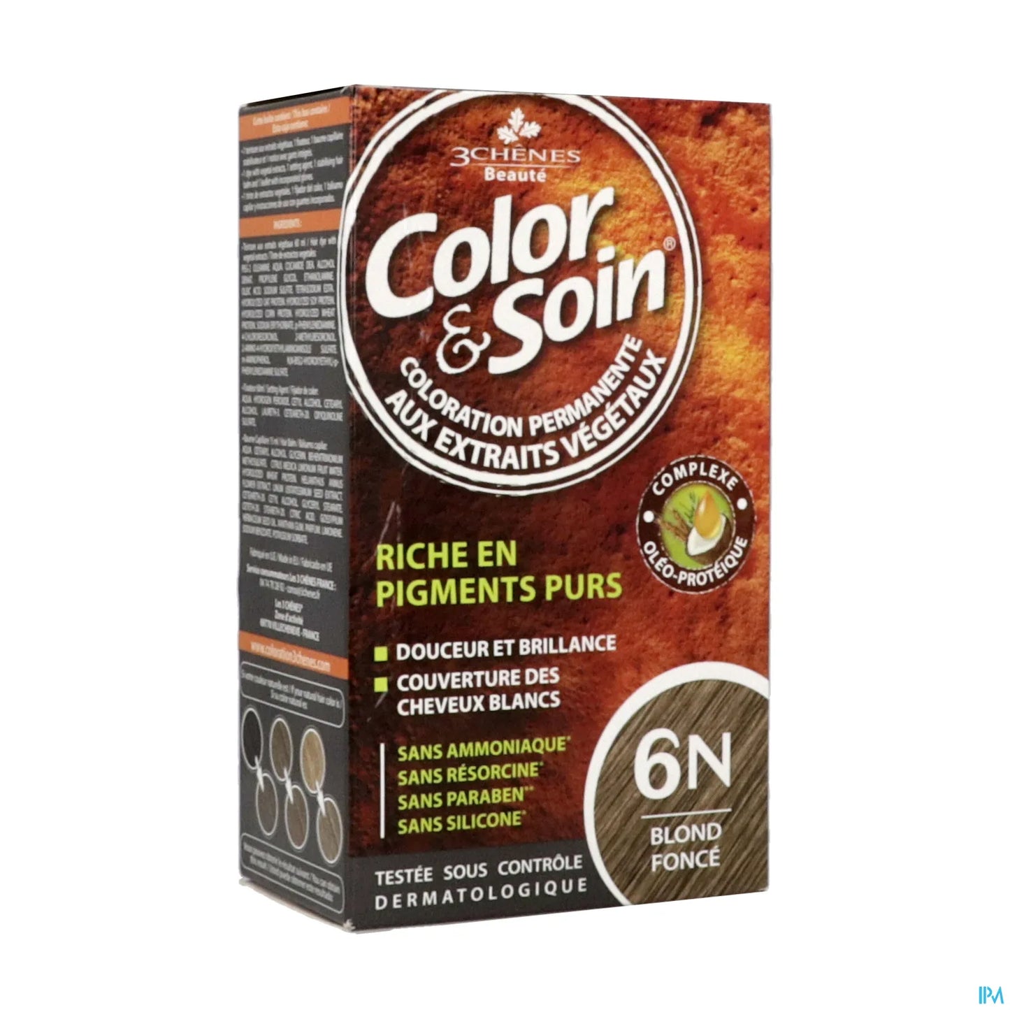 3 Chênes Color & Soin Blond Foncé 6N