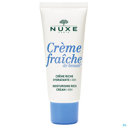 Crème Fraîche de Beauté Crème Riche Hydratante 48h 30ml