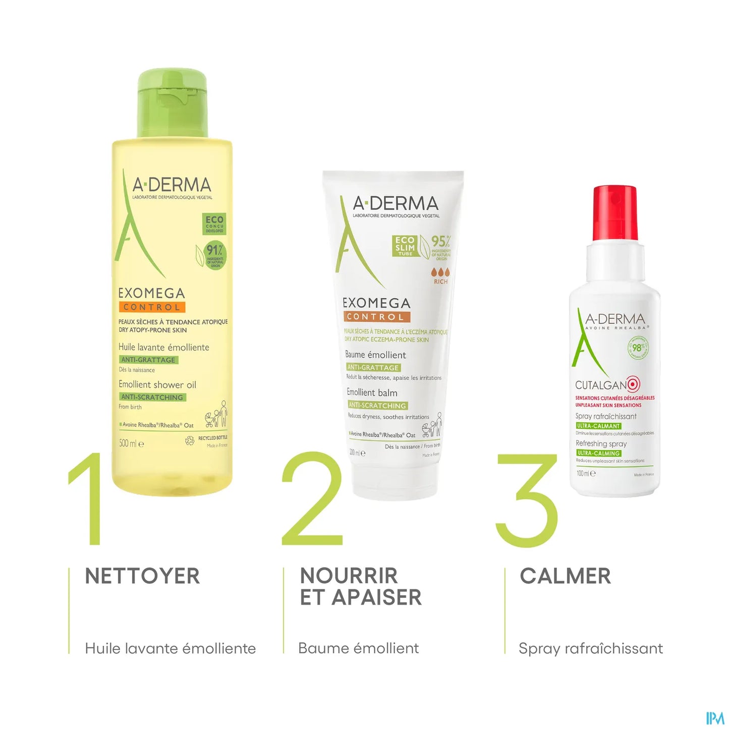 Exomega Control Baume Emollient Anti-Grattage 400ml