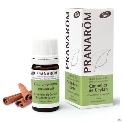 Olio essenziale di cannella di Ceylon biologica 5 ml