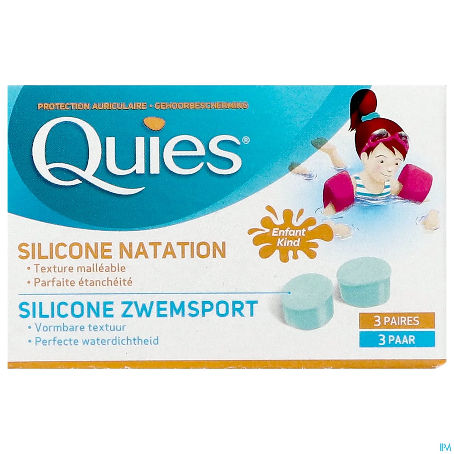 Protection Auditive Silicone Enfant 3 Pairs