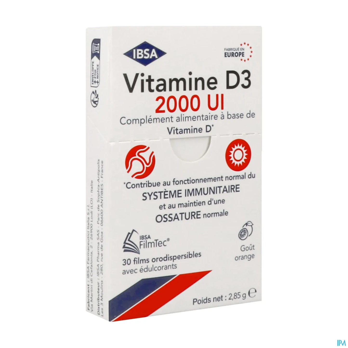 FilmTec Vitamina D3 2000 UI 50 µg 30 Film Orodispersibili