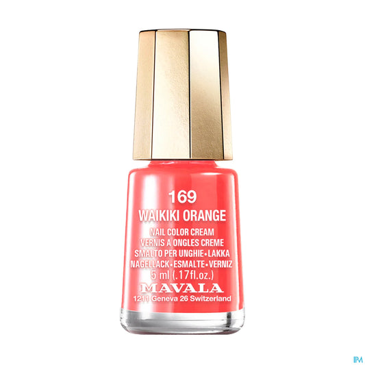 Waikiki Orange Color Cream Nail Polish 5ml