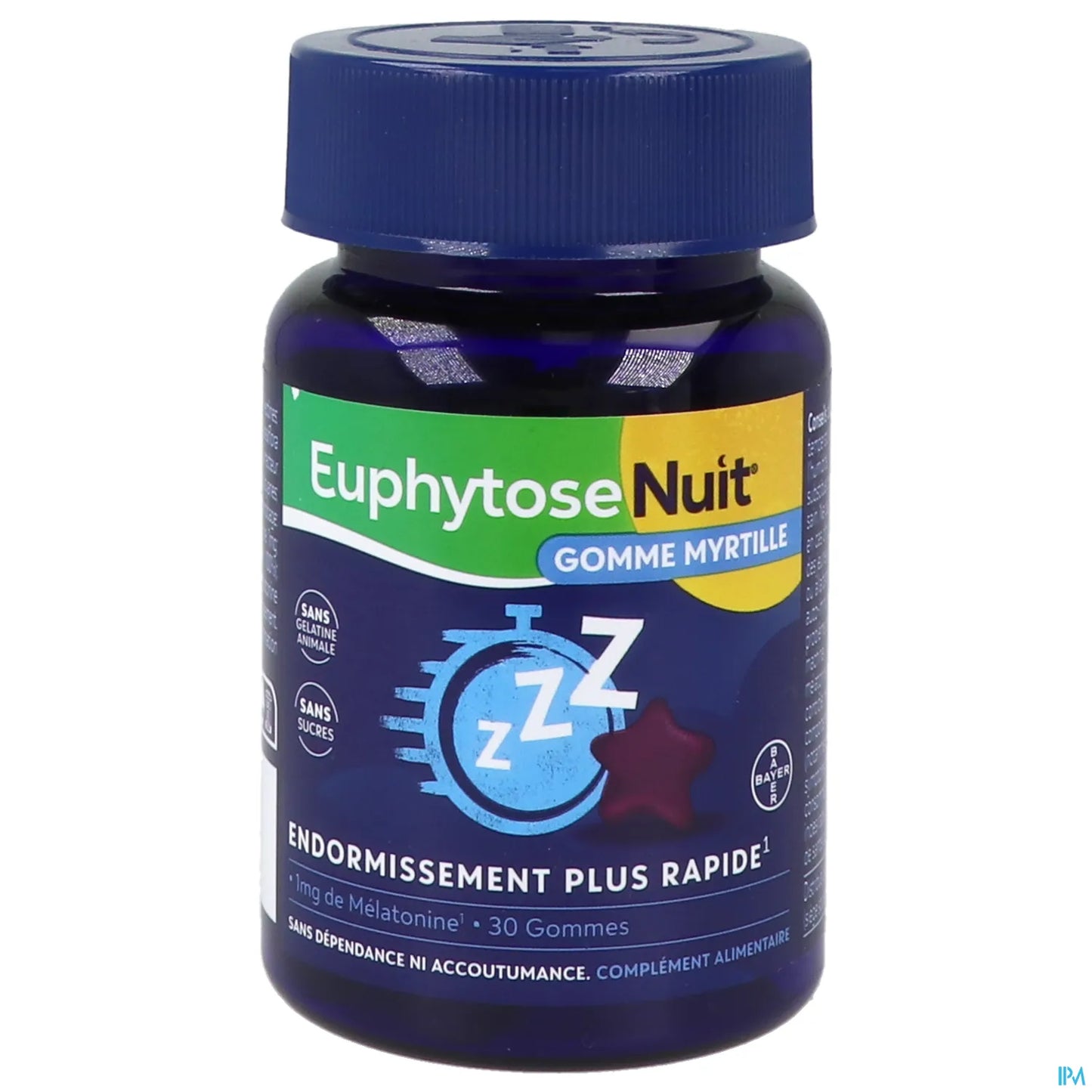Euphytose Nuit Gommes Myrtille - 30 Gommes