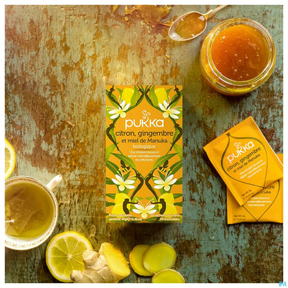 Infusion Citron Gingembre Miel de Manuka 20 Sachets