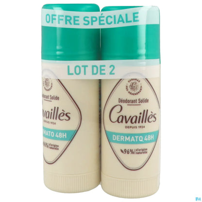 Rogé Cavaillès Dermato 48H Deodorant Stick Pack of 2 x 40ml