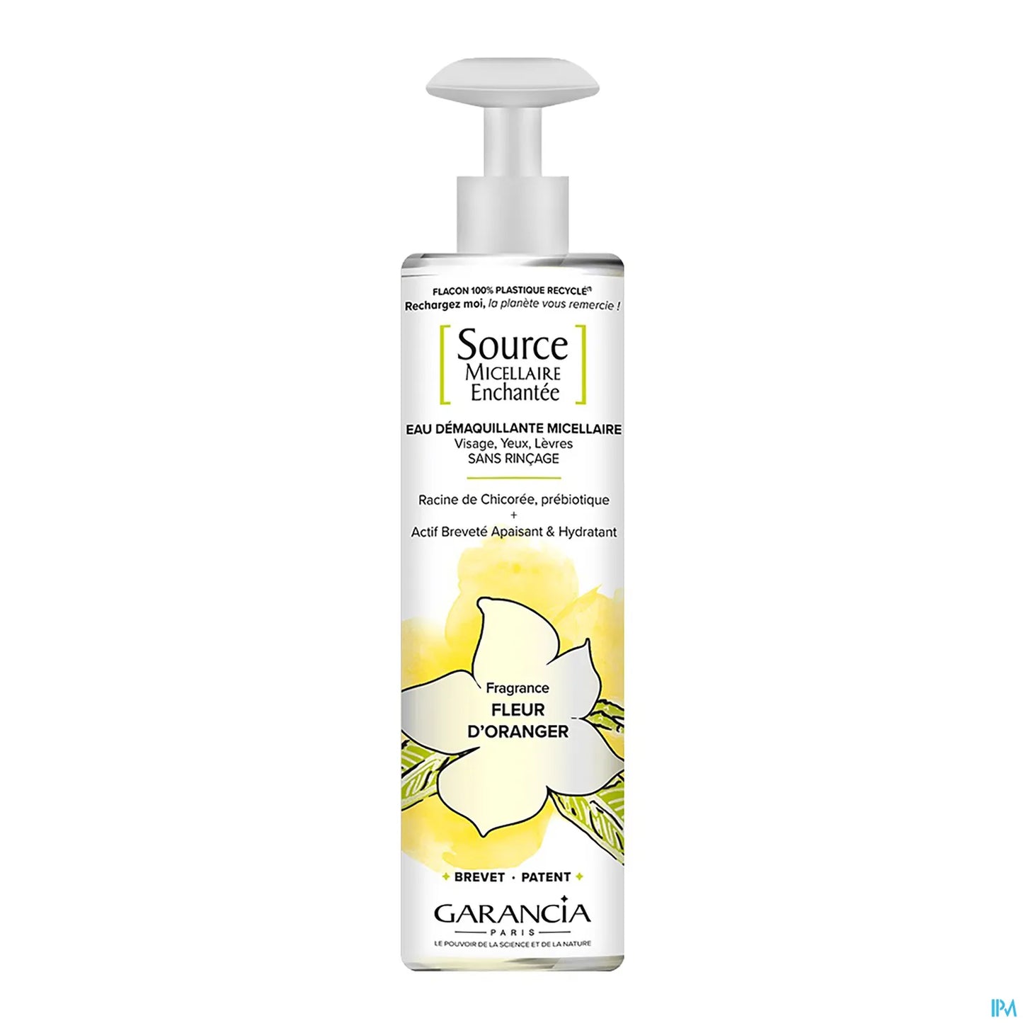 Source Micellaire Enchantée Eau Micellaire Fleur D'Oranger 400ml