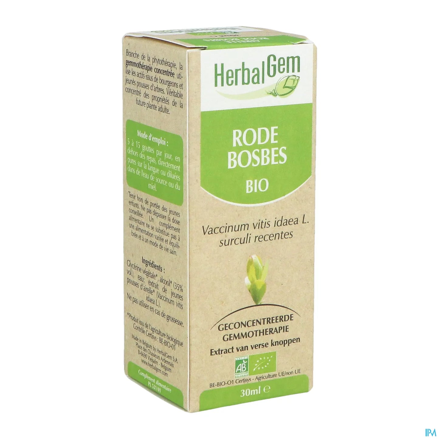 Macerato madre di mirtillo rosso biologico 30 ml