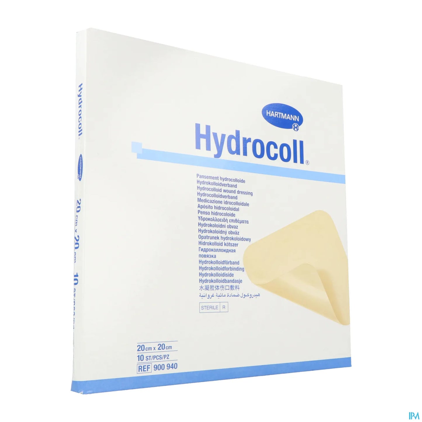 Hydrocoll Pansement Hydrocolloïde 20 x 20 cm Boîte de 10