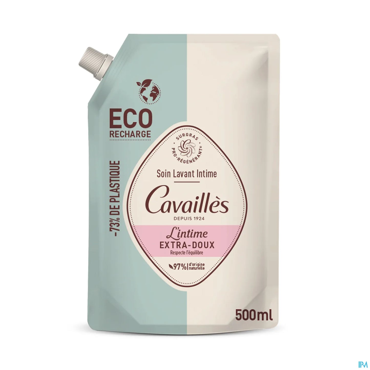 Rogé Cavaillès Soin Lavant Intime Hydratant 97 Pour Cent D'Origine Naturelle 500 ml
