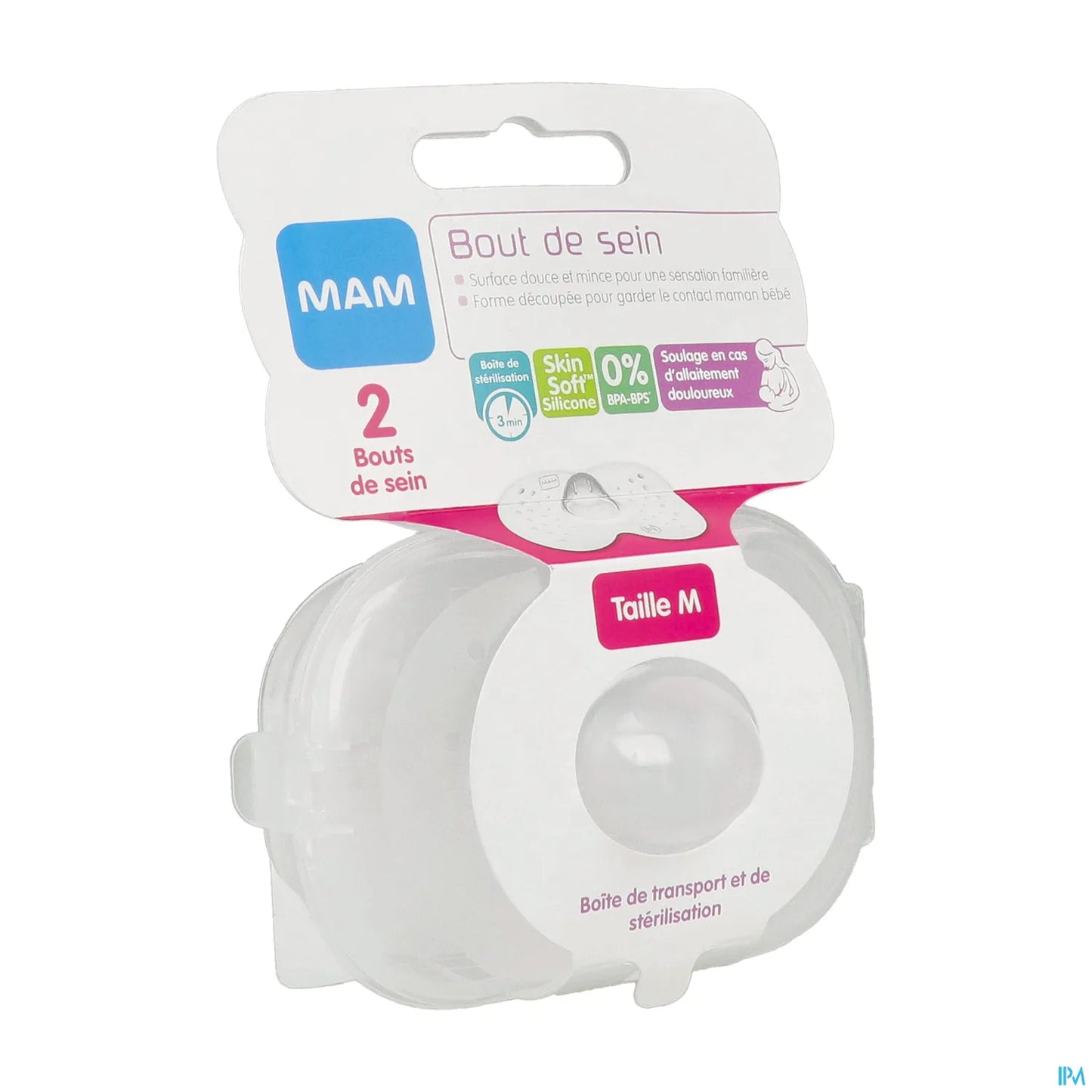 Bout de Sein Silicone Taille M Diametre 20mm x2