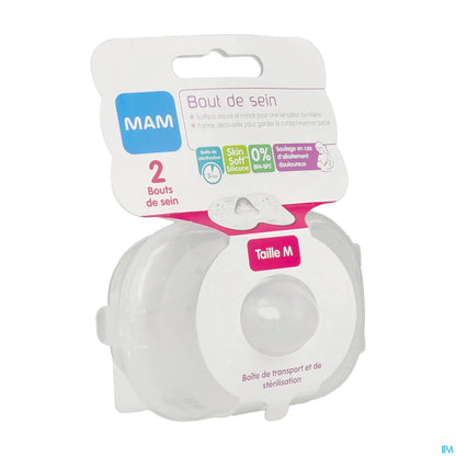 Bout de Sein Silicone Taille M Diametre 20mm x2