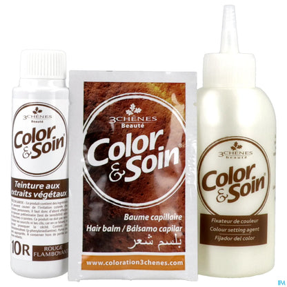 3 Chênes Color & Soin Rouge Flamboyant 10R