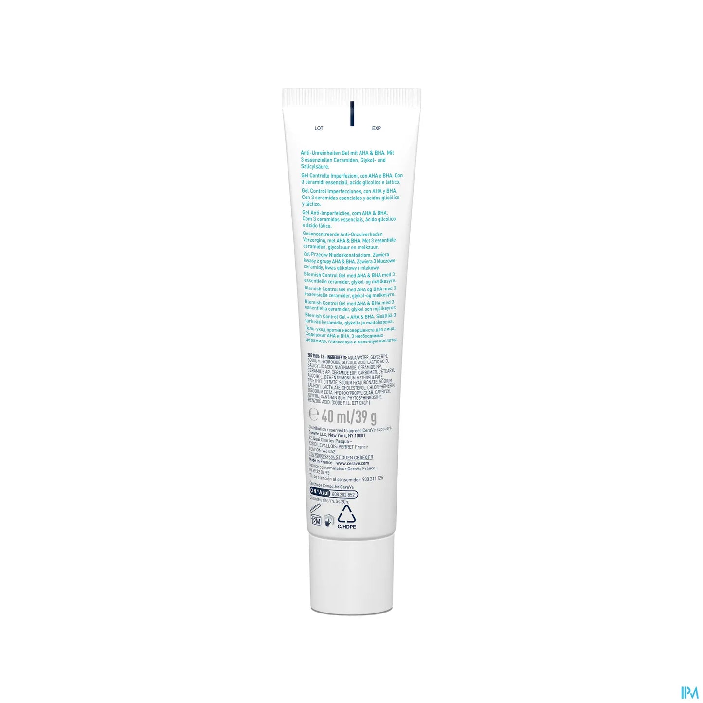 Gel Hydratant Contrôle Des Imperfections 40ml
