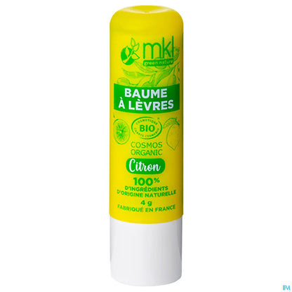 Green Nature Baume à Lèvres Bio Citron 4g
